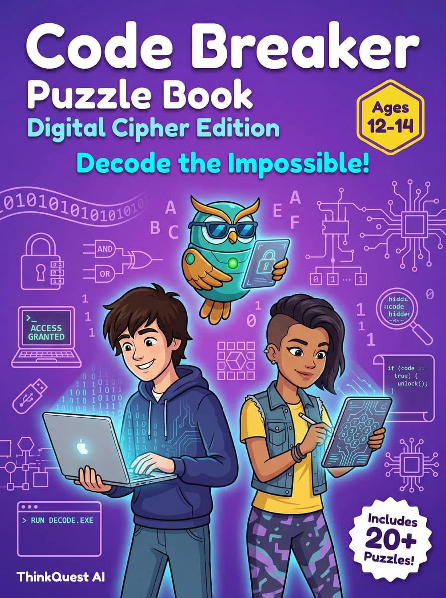 Code Breaker Puzzle Book: Digital Cipher Edition