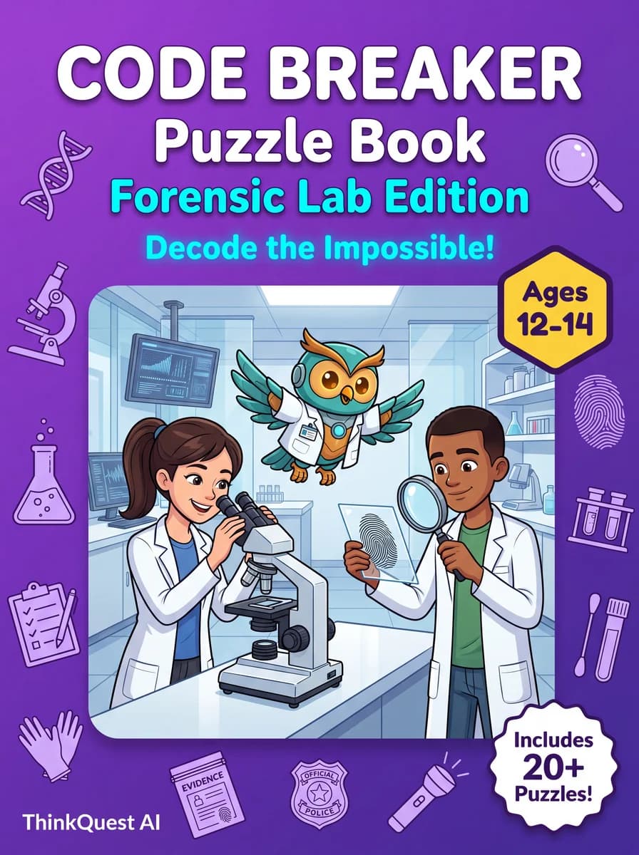 Code Breaker Puzzle Book: Forensic Lab Edition