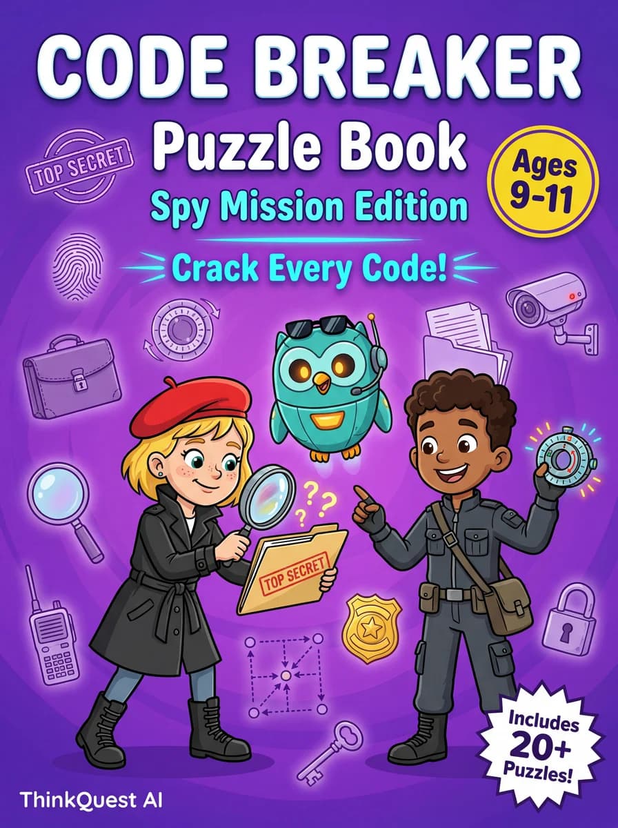 Code Breaker Puzzle Book: Spy Mission Edition