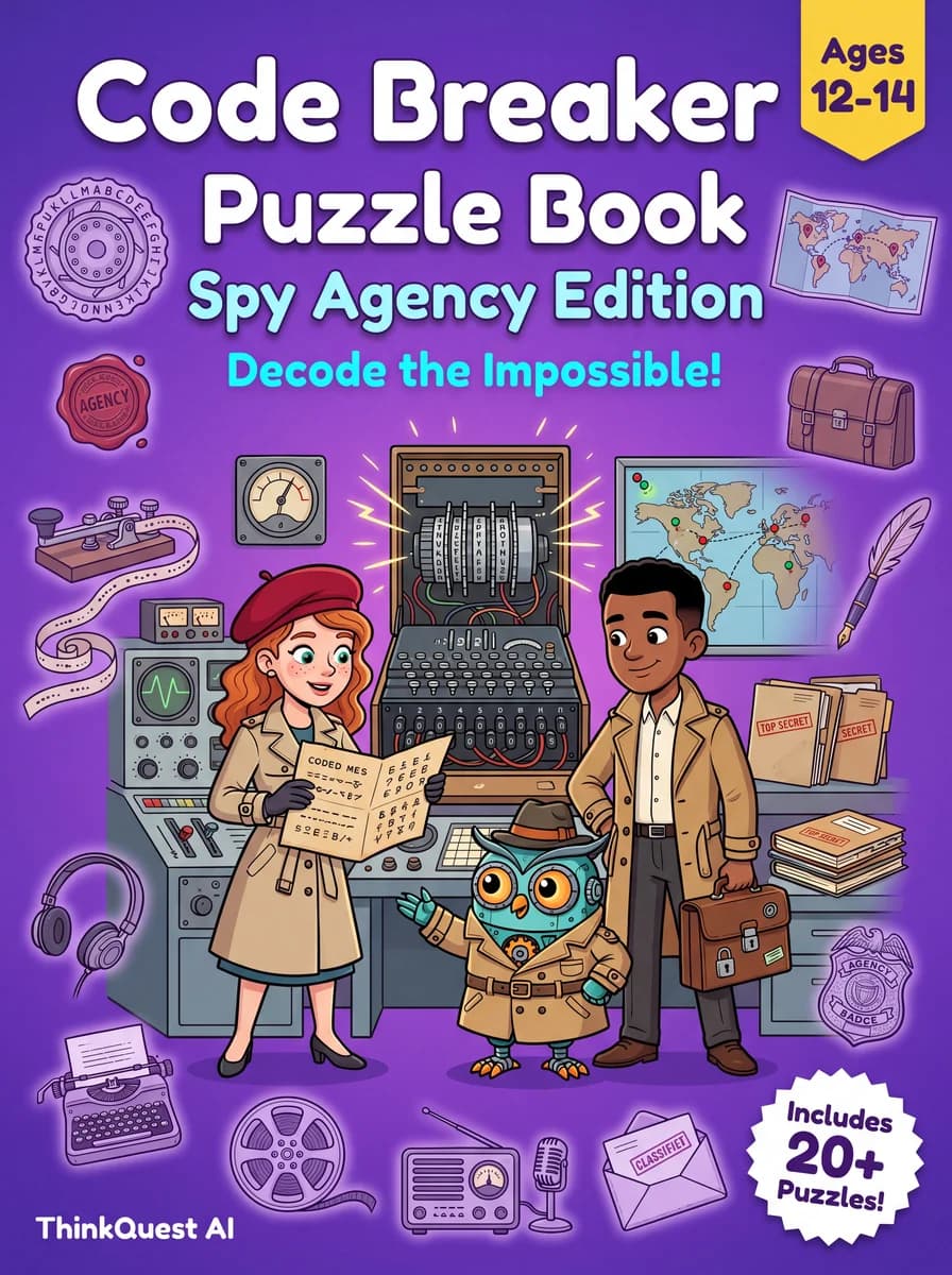 Code Breaker Puzzle Book: Spy Agency Edition