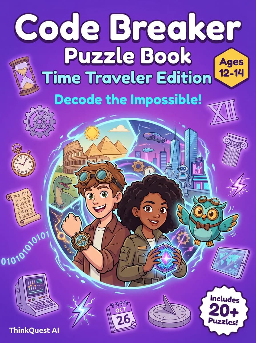 Code Breaker Puzzle Book: Time Traveler Edition