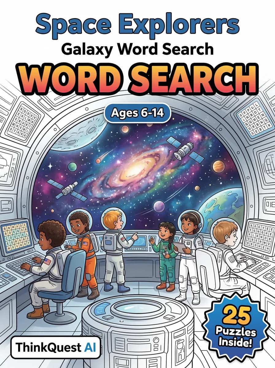 Space Explorers: Galaxy Word Search