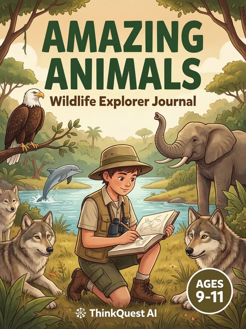 Amazing Animals: Wildlife Explorer Journal