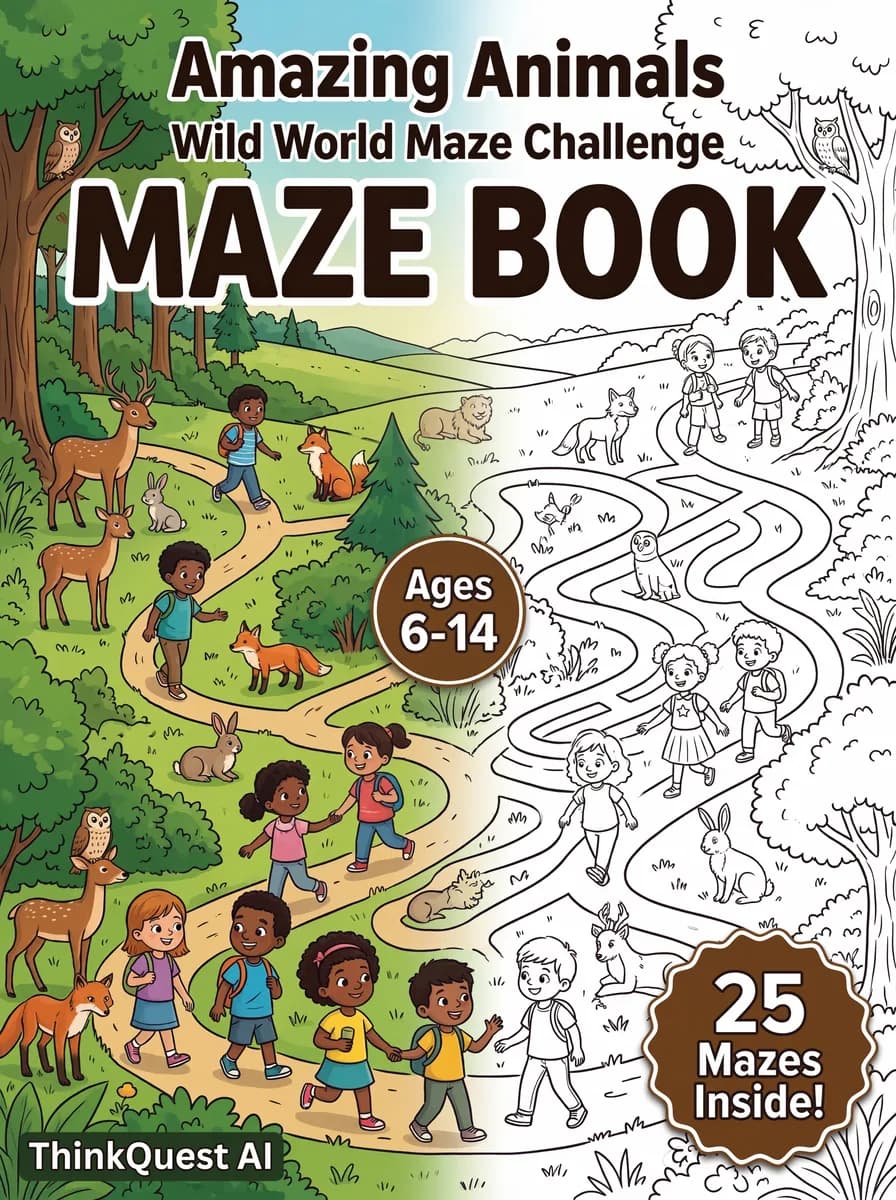 Amazing Animals: Wild World Maze Challenge