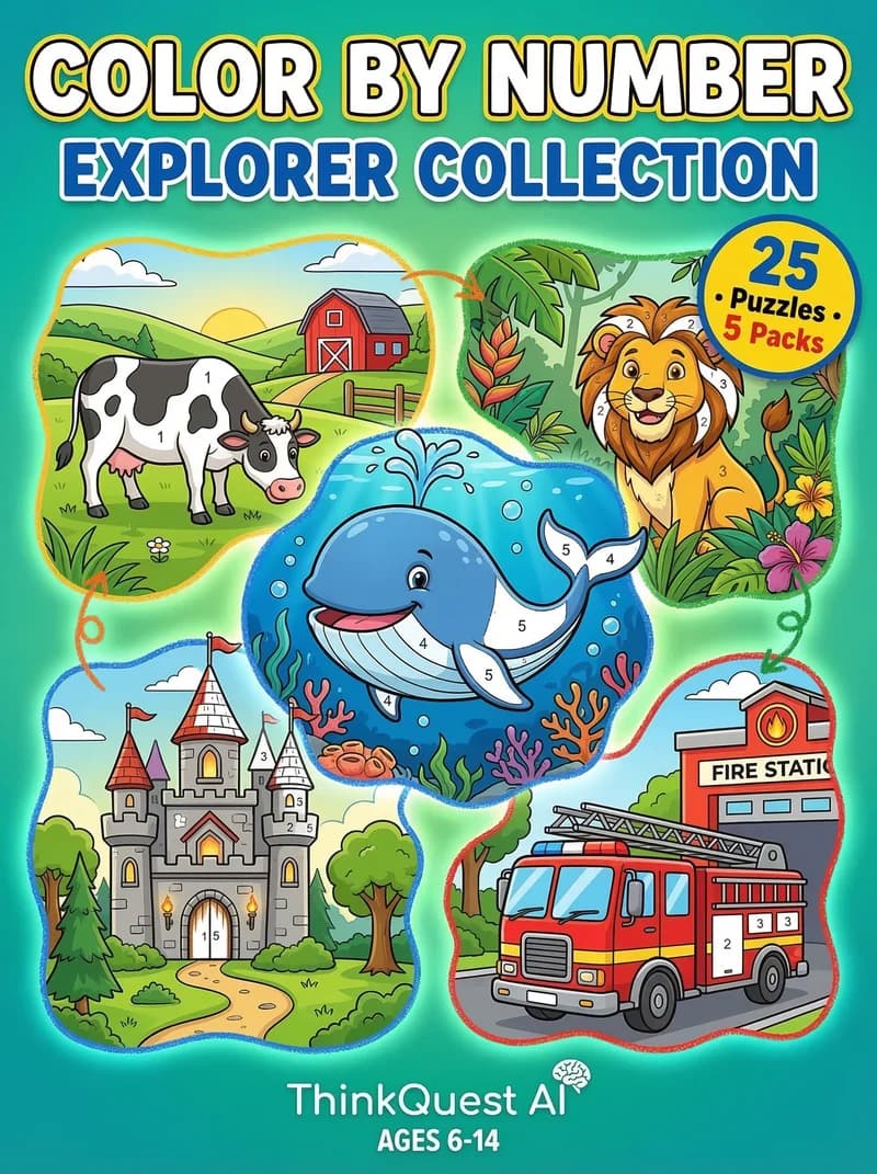 Color By Number: Explorer Collection