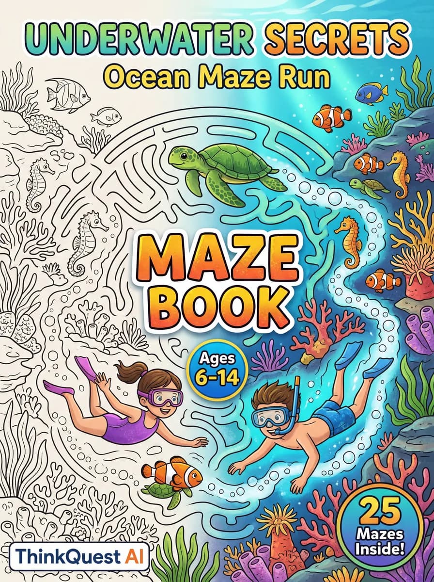Underwater Secrets: Ocean Maze Run