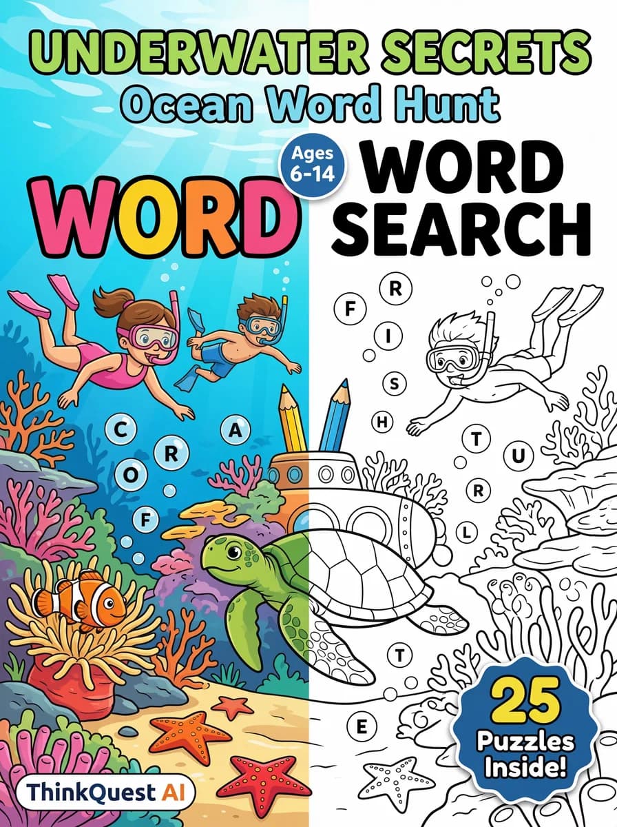 Underwater Secrets: Ocean Word Hunt